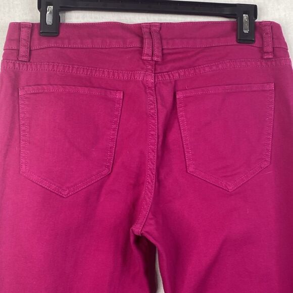 NY&C New York & Company Dark Pink Low Rise Skinny Jeans. Sz 6. Excellent Cond. - Picture 3 of 11